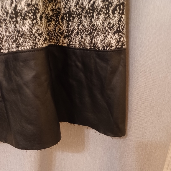 Ralph Lauren Sleeveless Black and White Tweed A-line Dress 8P NWOT - Picture 4 of 4